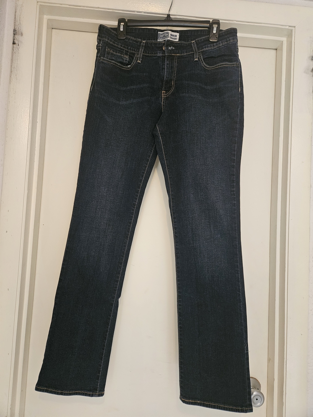 Seven7 Dark Indigo Women's Bootcut Jeans - Mid Rise